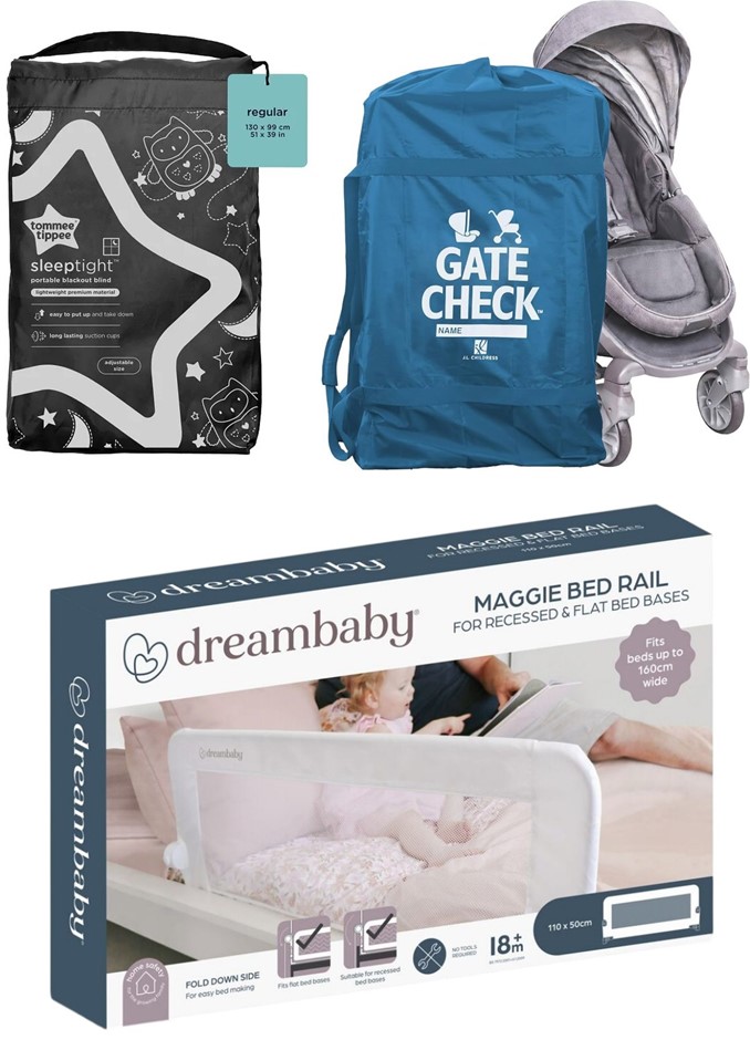 Baby & Travel Bundle: JL Childress Gate Check Bag for Single & Double Strol