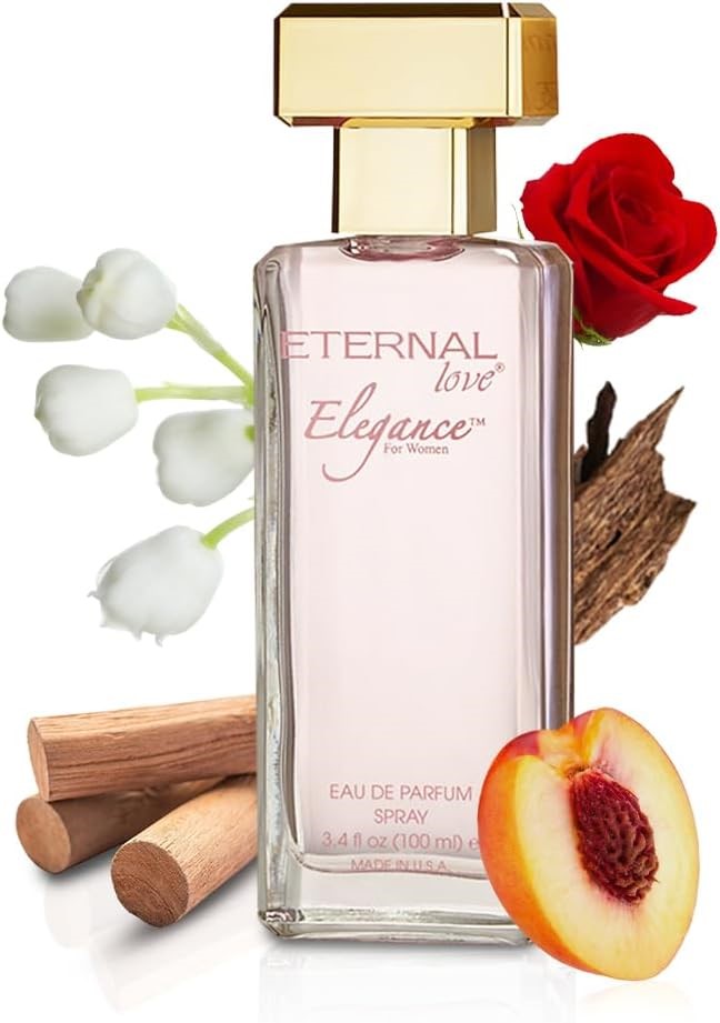 ETERNAL LOVE Elegance Eau de Parfum Spray for Women, 100ml. Buyers Note -