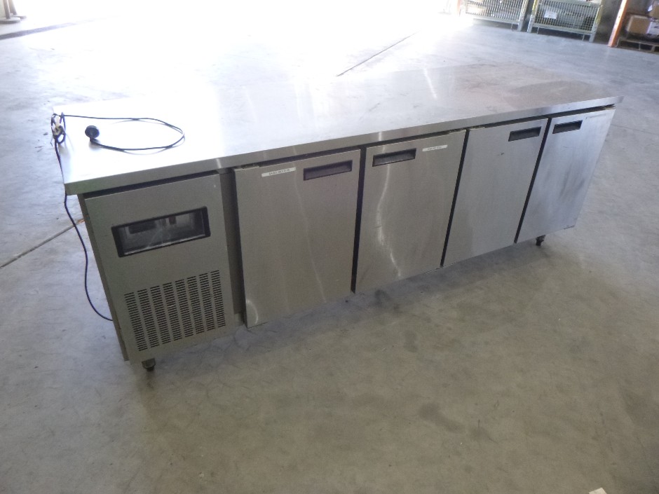 Steamline Model- C2S-2400 S/Steel 4 Solid Door Under Bench Refrigerator<