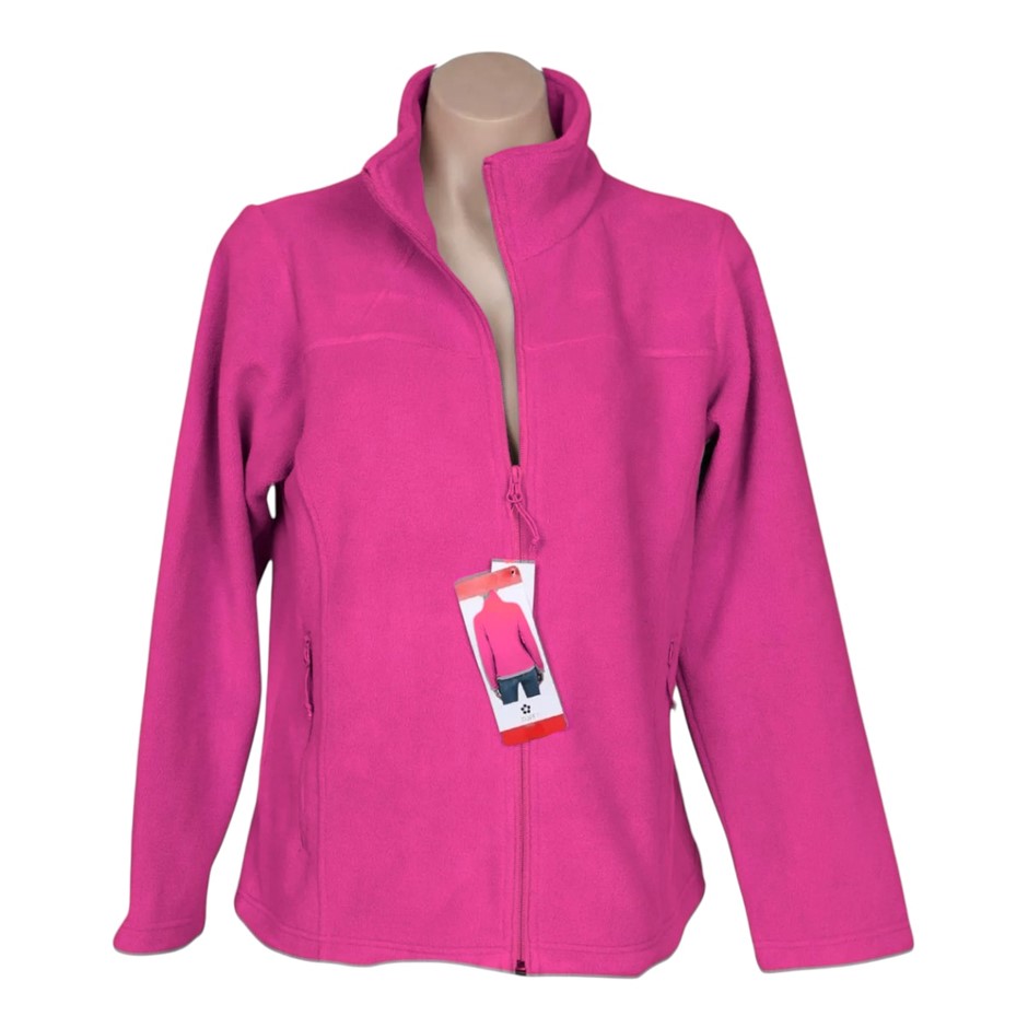 TUFF Women's Polar Fleece Jacket, Size M, Hot Pink. Buyers Note - Discount
