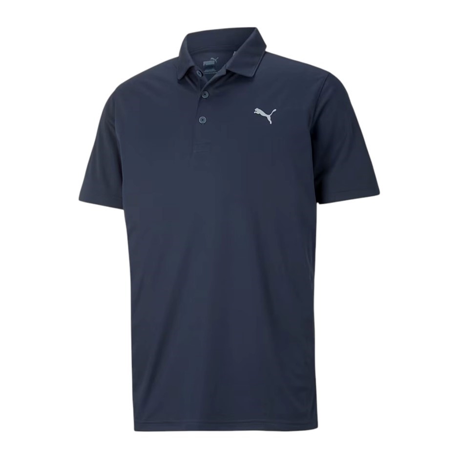 PUMA Men's Golf Polo, Size S, Dark Blue (04), 238067. Buyers Note - Discou