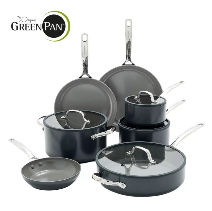 Greenpan Eras Ceramic Non Stick Cookware, NB: Minor use, not in original pa