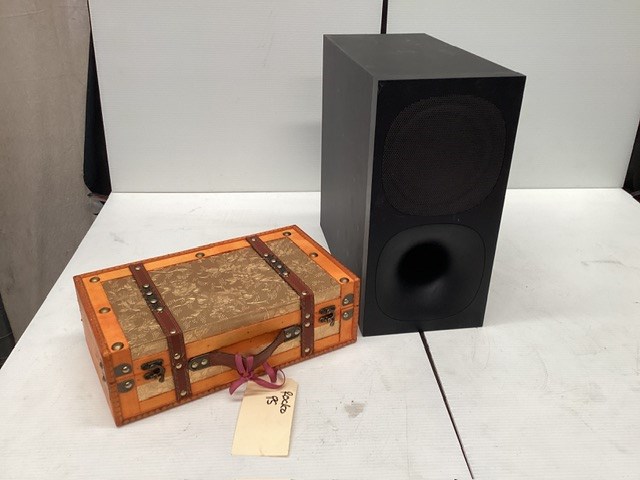 Sony Subwoofer And Orange Box