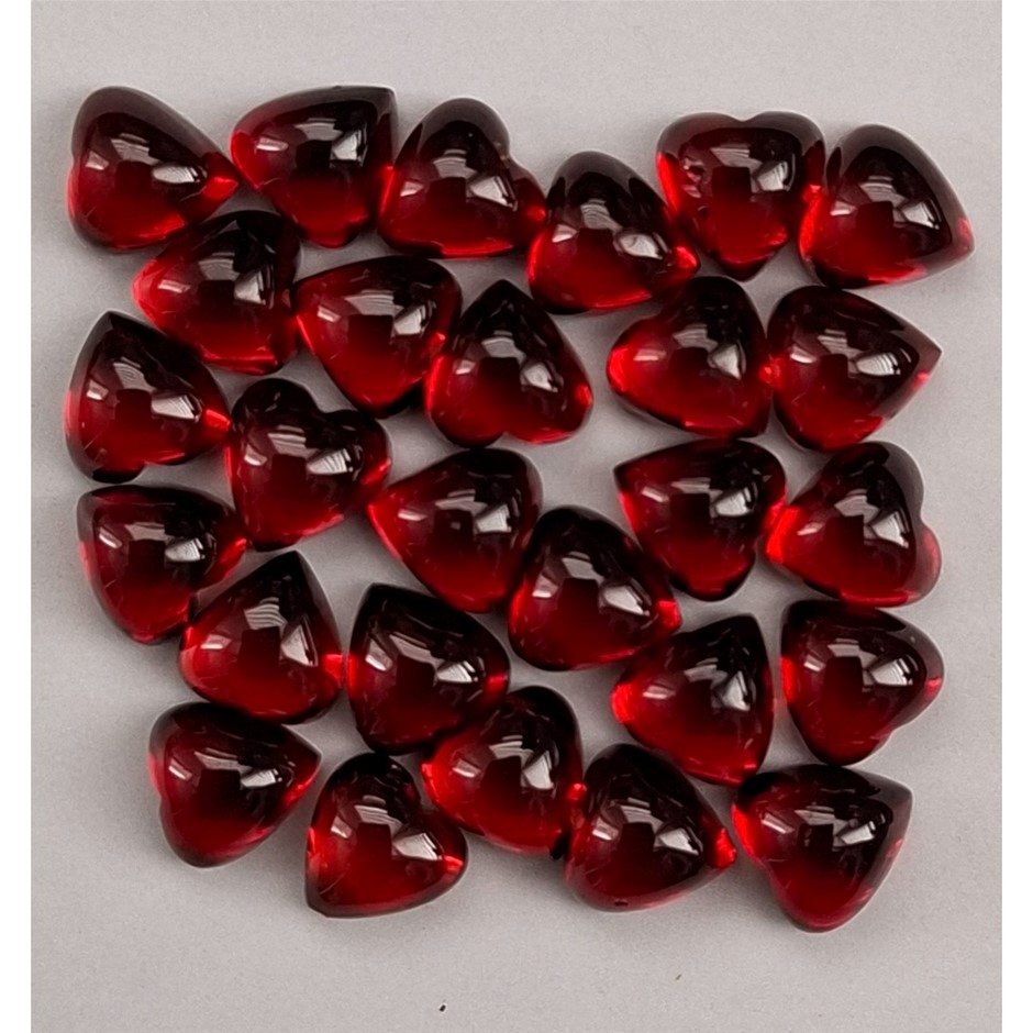 5x5 Heart Garnet