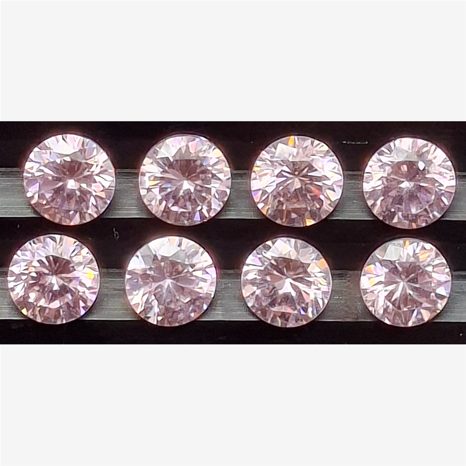 6MM Rd Pink CZ