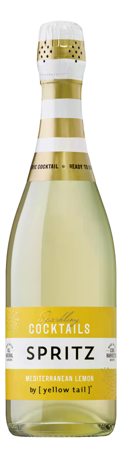 Yellowtail Sparkling Cocktails Spritz Mediterranean Lemon NV (6x 750mL) AUS