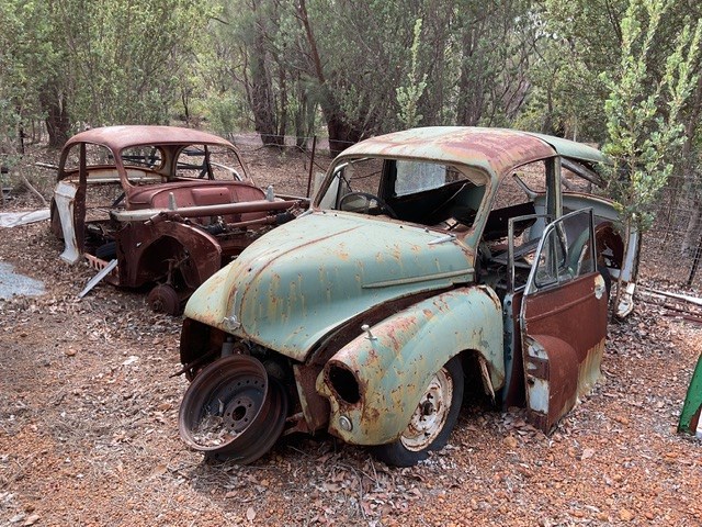 2 x Morris Minor Body Shells – Suit Wrecking or Scrap
