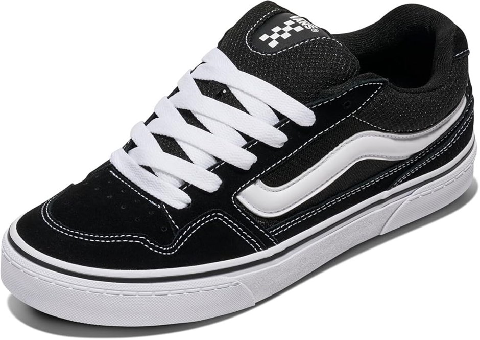 Vans Caldrone Mens Sneaker, Black/White, UK7