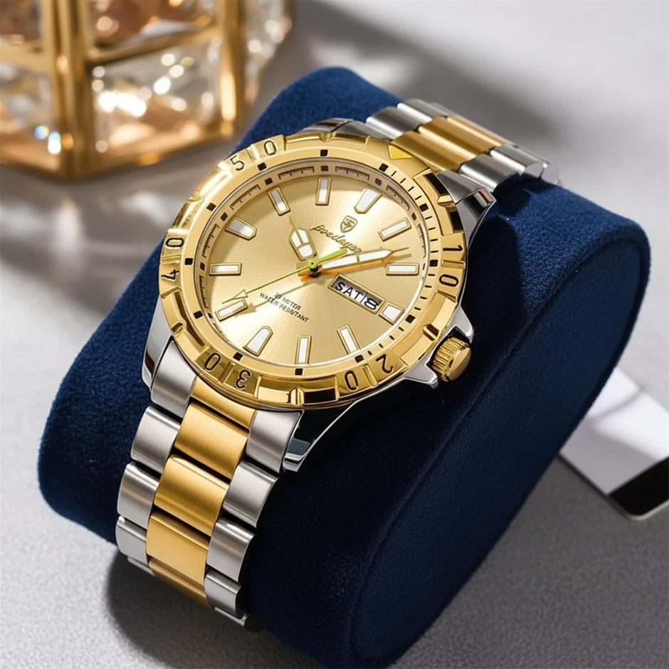 High Quality Simulated Diamond Men's Poedagar Watch-include box original