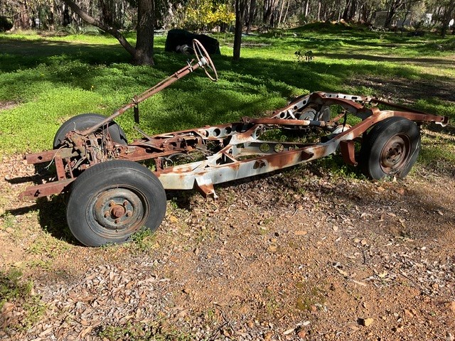 Scrap Vehicle Frame