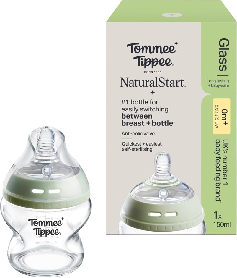 BUNDLE of Tommee Tippee Bottles; 1 X Tommee Tippee Baby Bottles, Natural St