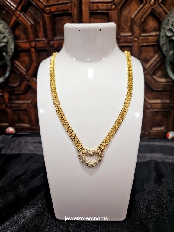 18KGold Filled /Italy Stamped Yellow Chain -48cm-Bonus Gift