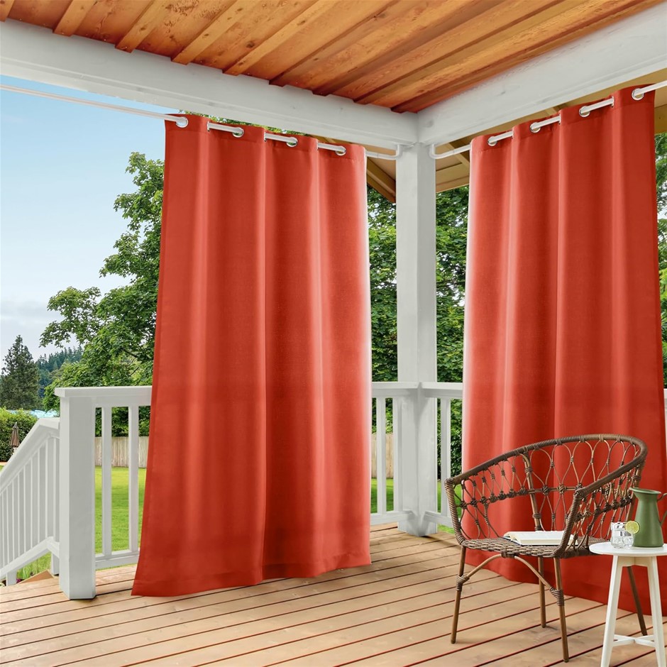 TOWN & COUNTRY BASICS Exclusive Home Cabana Solid Indoor/Outdoor Light Filt