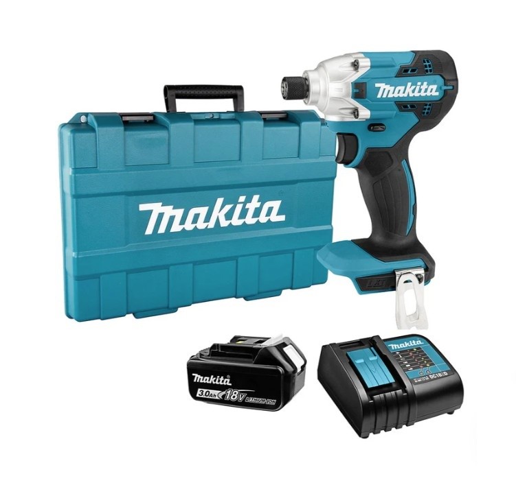 MAKITA 18V LXT Cordless Impact Driver Kit c/w 1 x 3Ah Battery & Charger.