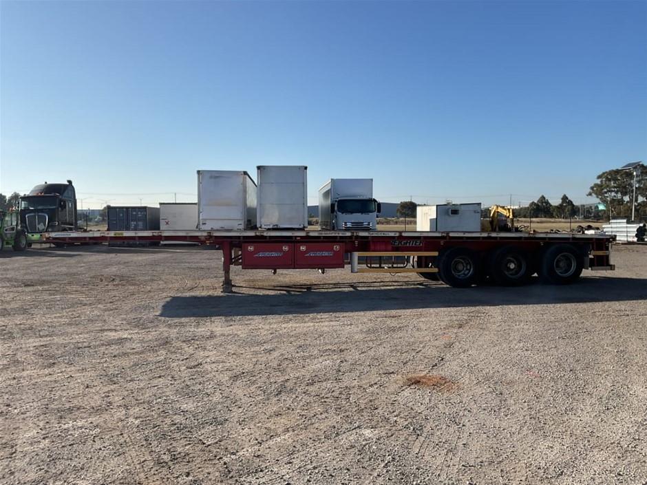 2012 Maxitrans ST3 Trailing Flat Top B Trailer