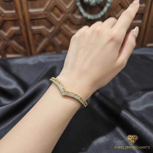 18K/Italy Gold Filled Bangle -(stamped 18K/Italy)-Warranty Quality