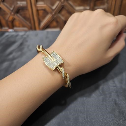 18K/Italy Gold Filled Bangle -(stamped 18K/Italy)-Warranty Quality