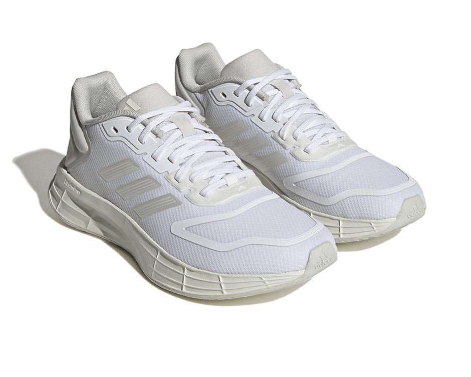 ADIDAS Women's Duramo 10 Shoes, Size US9.5, White/ZeroMetallic/GreyOne, HP2
