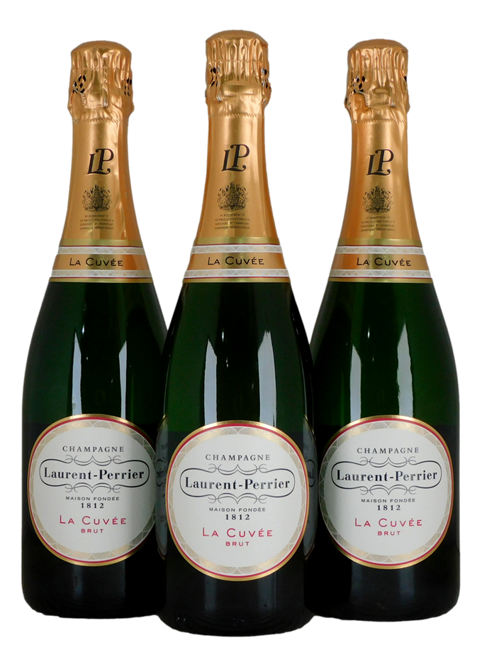 Laurent Perrier La Cuvee NV (3x 750mL) Champagne
