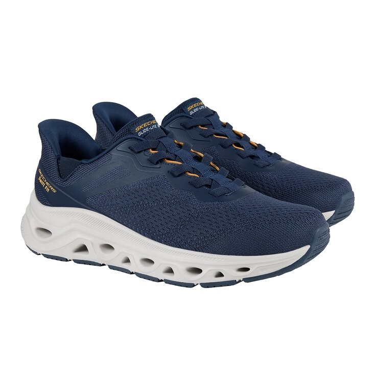 SKECHERS Men's Glide Lite Shoes, Size US9 / UK8, Navy (NVY), 255047.