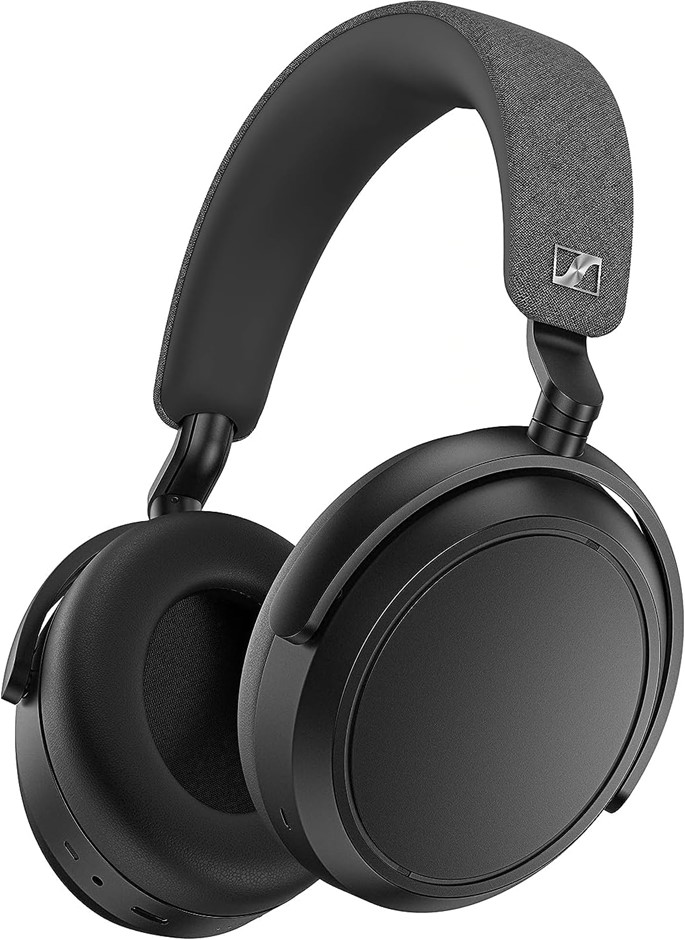SENNHEISER Momentum 4 Wireless Headphones, Black. NB: Used. Headband Tearin