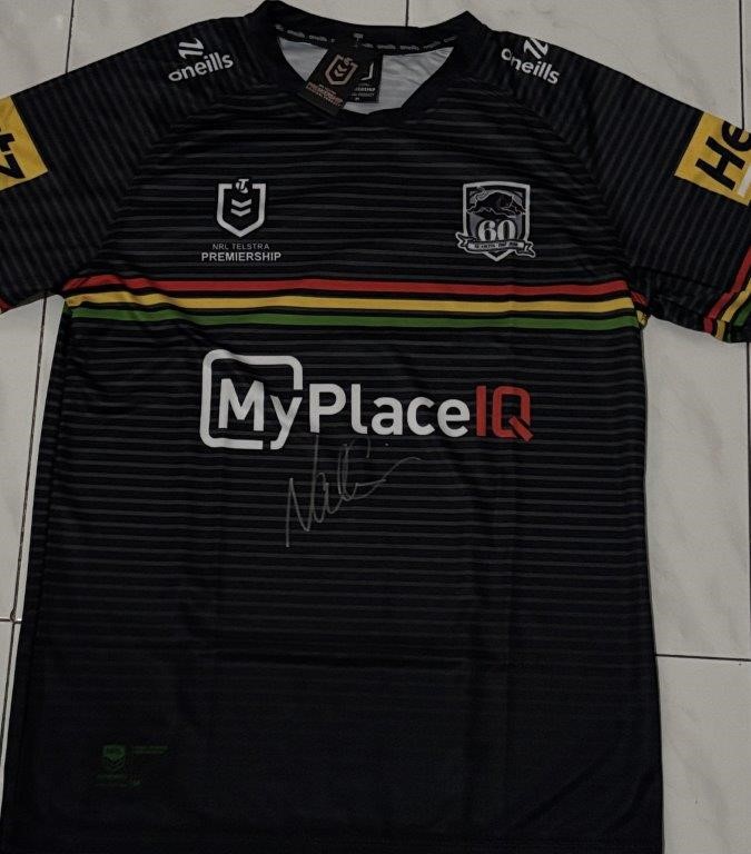 NATHAN CLEARY SIGNED PENRITH JERSEY