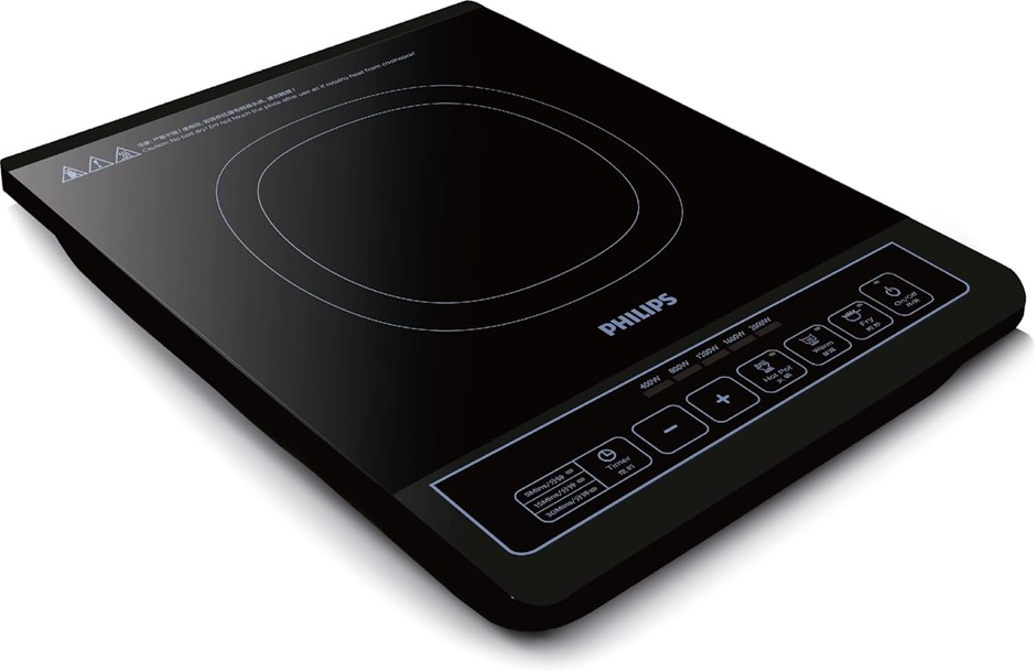 PHILIPS 5000 Series Induction Cooker, Black, 2000W High Power, HD4902/60. N