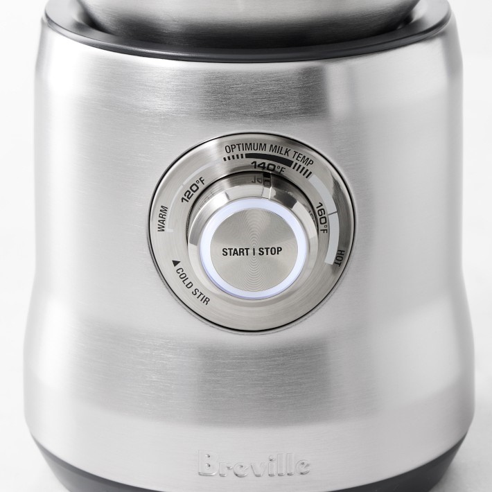 BREVILLE the Milk Cafe Frother, Colour: Silver, Easy Clean, Dishwasher Safe
