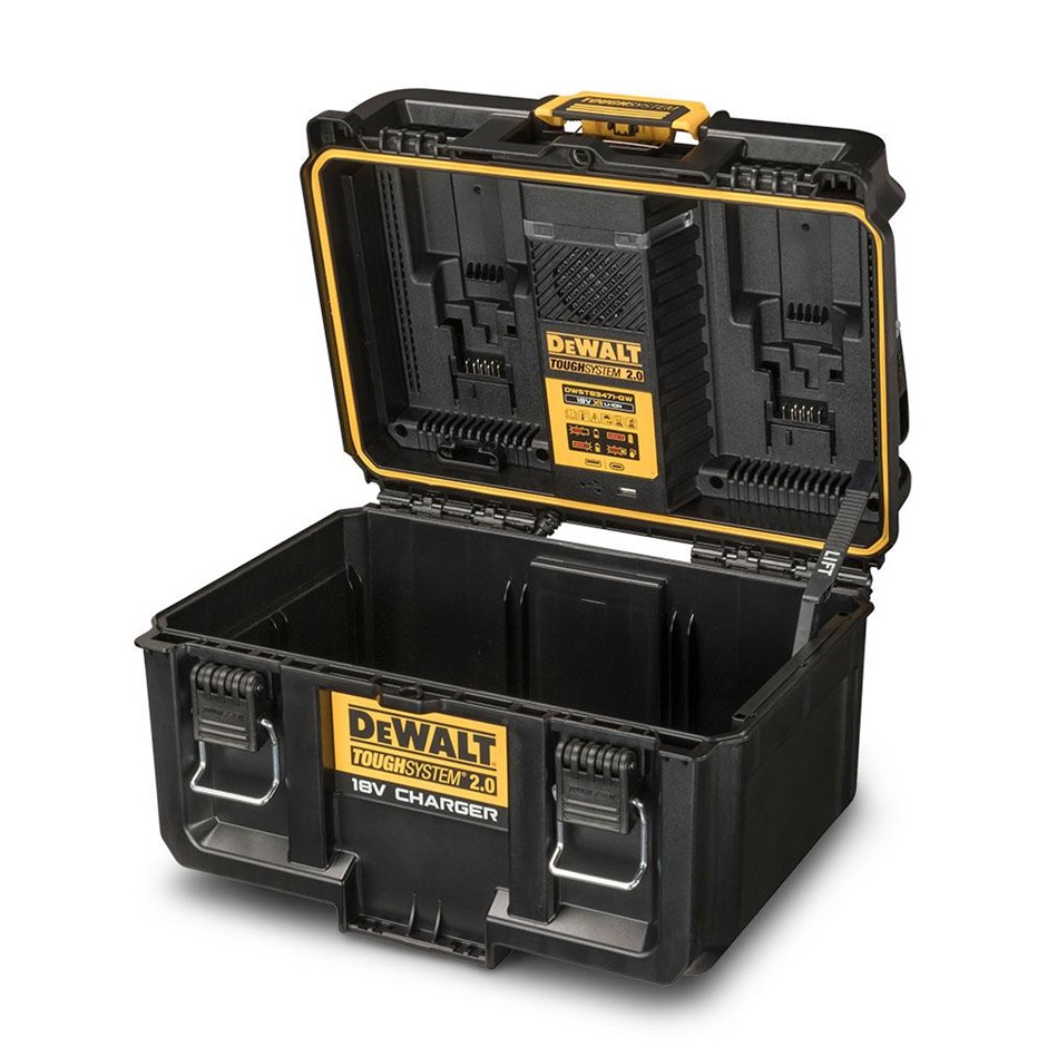 DeWALT 18V/54V Li-ion Cordless TOUGHSYSTEM 2.0 Dual Port Charger. NB: Minor