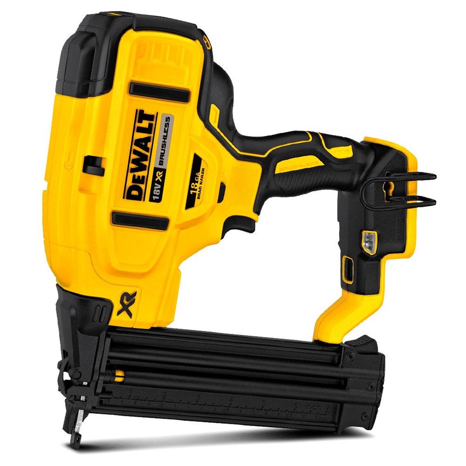 DeWALT 18V XR Li-ion Cordless Brushless 18GA C-1 Bradder Nailer - Skin Only