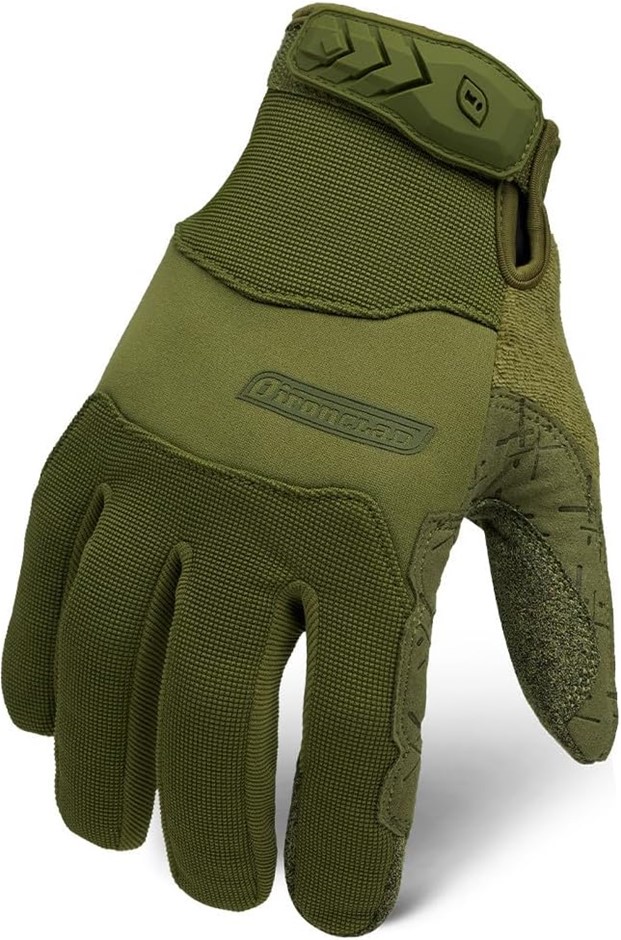 1 pairs x IRONCLAD Unisex Adult Large EXO Tactical Pro Gloves, OD Green, Si