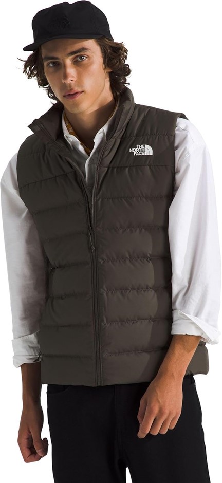 THE NORTH FACE Men's Aconcagua 3 Vest, New Taupe Green, Small, NF0A84IK. B