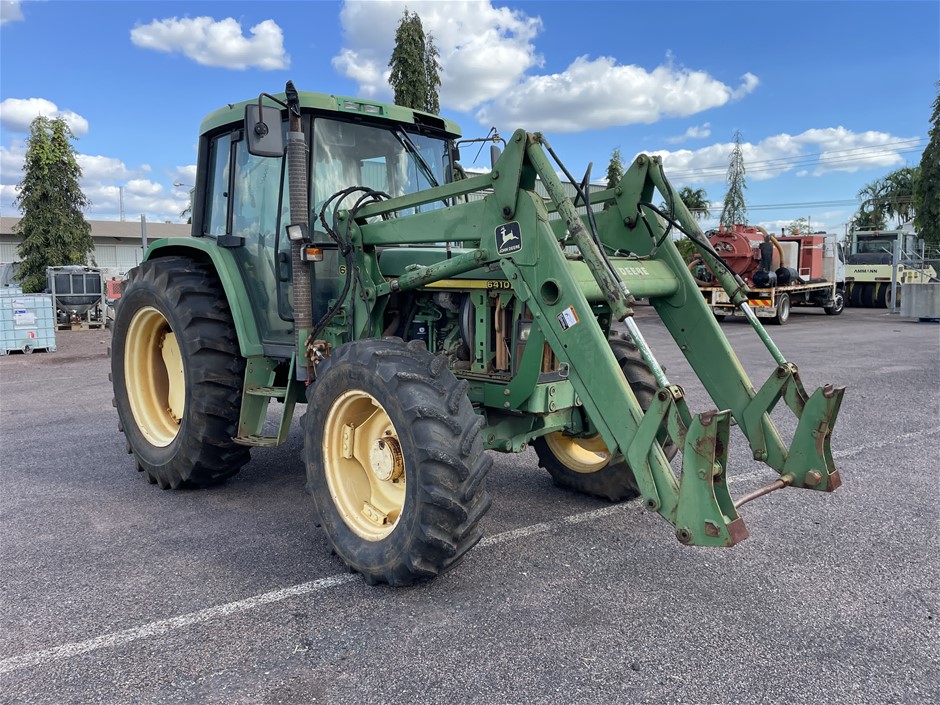 <p>John Deere 6410 Tractor + 640 Front Loader</p>