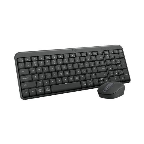 LOGITECH MK250 Bluetooth Wireless Combo - Graphite. NB: minor use, no mouse