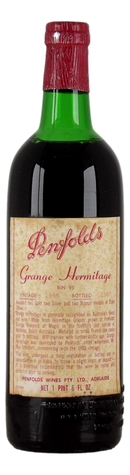 Penfolds Grange Hermitage 1966 (1 x 1 PT 6 FL OZ), SA.