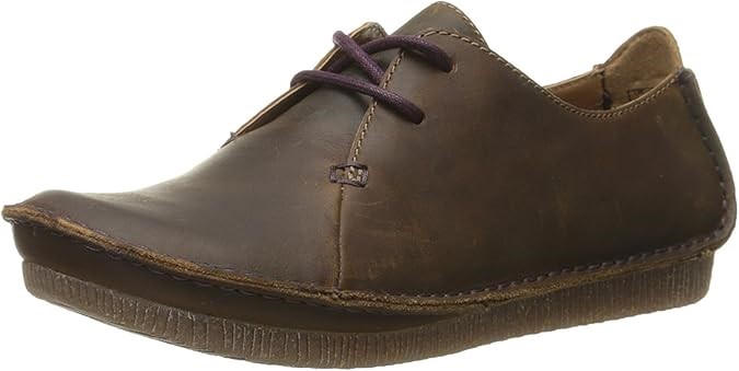 CLARKS Women's Janey Mae Shoes, US5/EU35, Beeswax, 26112617. Buyers Note -