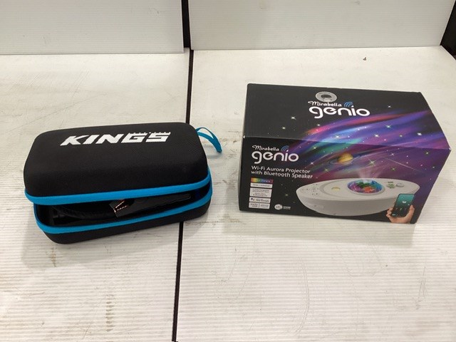 <p>Kings Jump Starter And WiFi Projector Speaker </p>