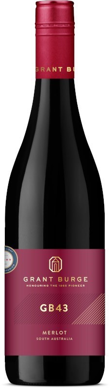 Grant Burge GB43 Merlot (12x 750mL), SA.