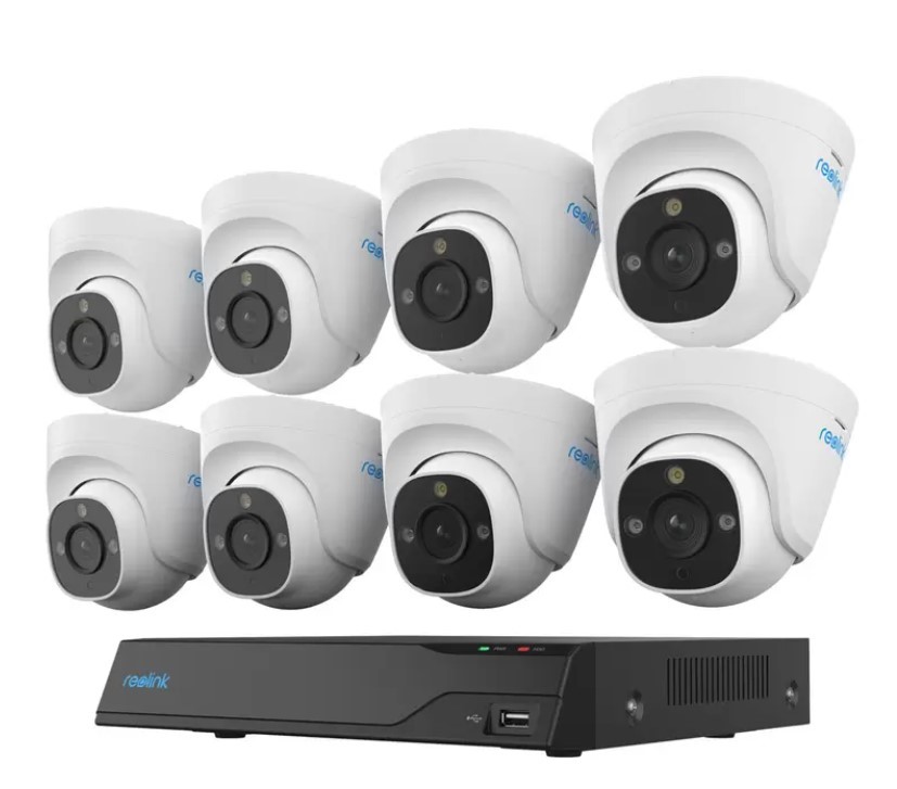 Reolink 4K Professional NVR With 8 x P334 Dome Cameras, PS4KD05-8. Buyers