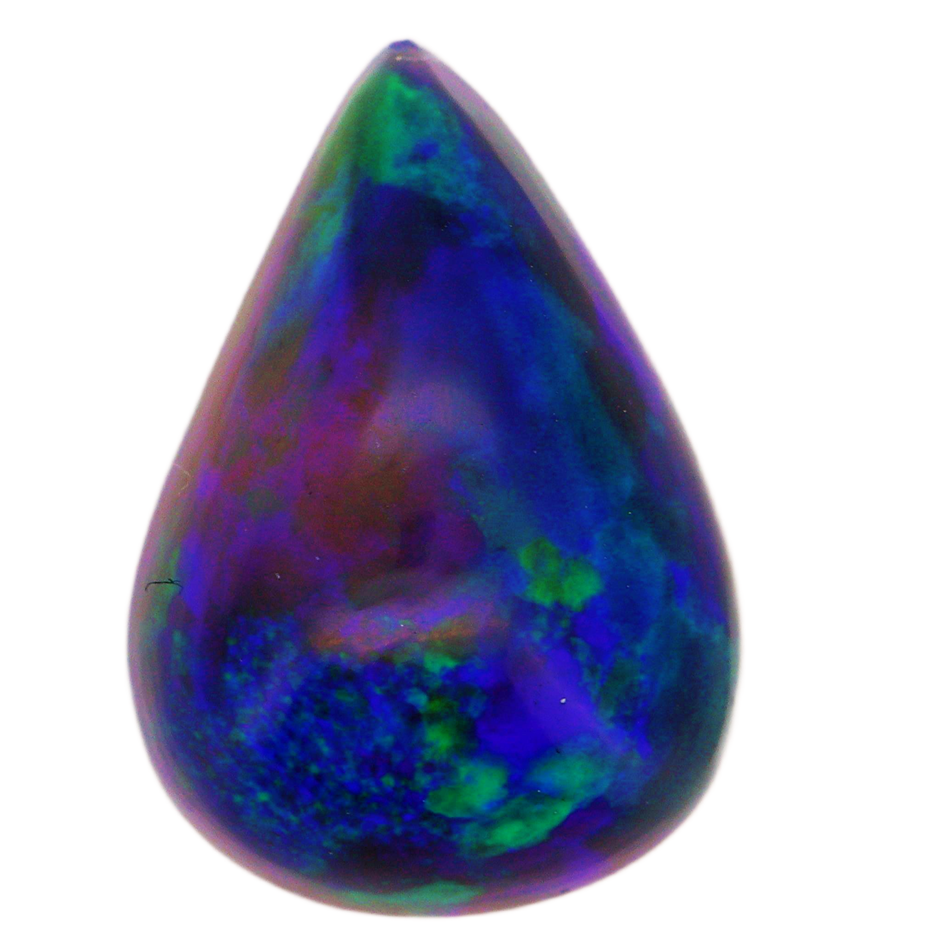 6.37 Carats Black Color-Play Opal