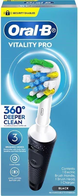 Oral-B Vitality Pro Deep Clean Electric Toothbrush, Black