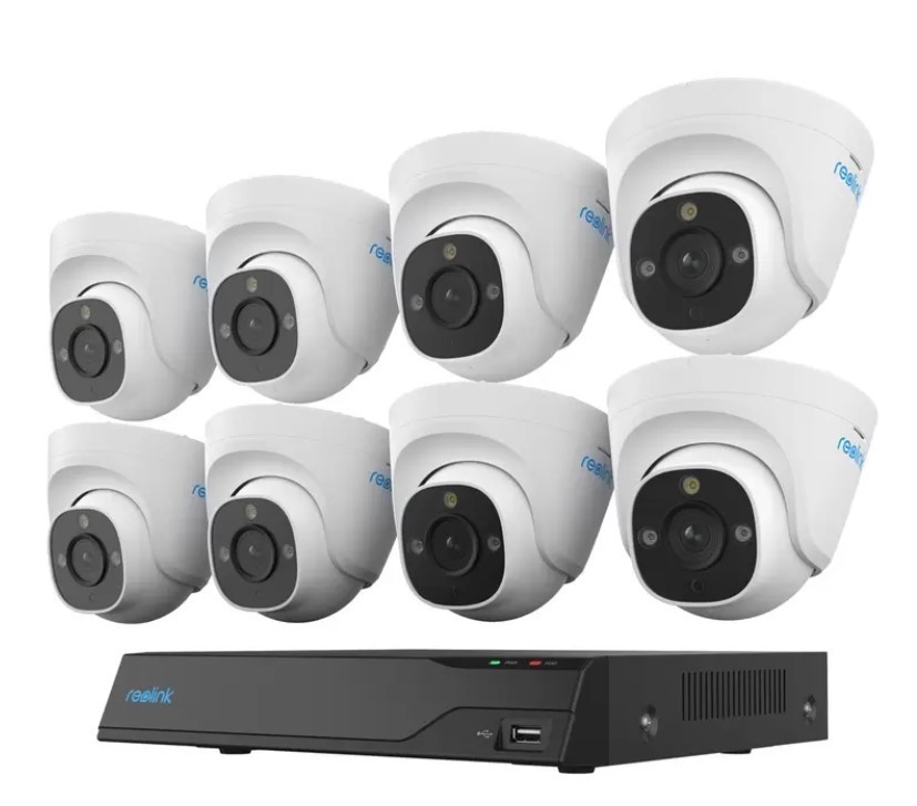 Reolink 4K Professional NVR With 8 x P334 Dome Cameras, PS4KD05-8. Buyers