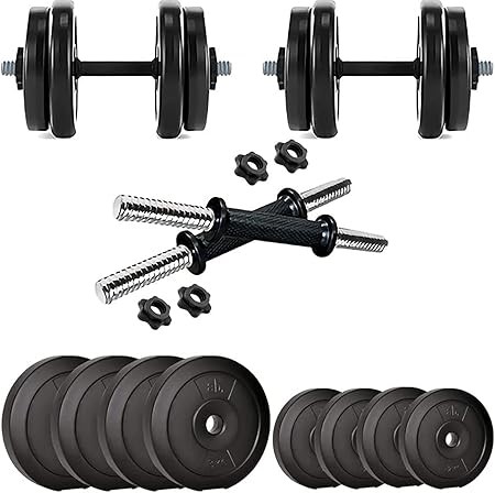 ANYTHING BASIC 20 kg Dumbbell Set. NB: Has been used & not in original box.