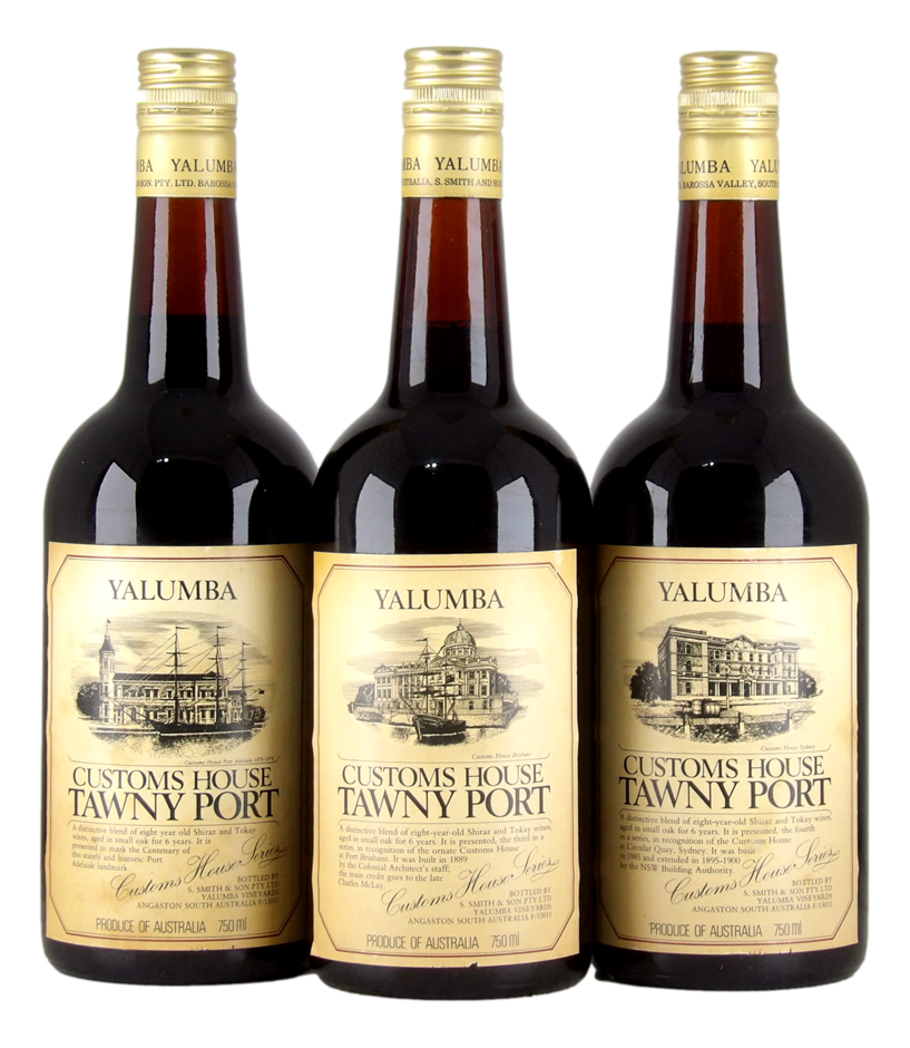 Yalumba Customs House Series Port - Tawny NV (3x 750mL), SA.