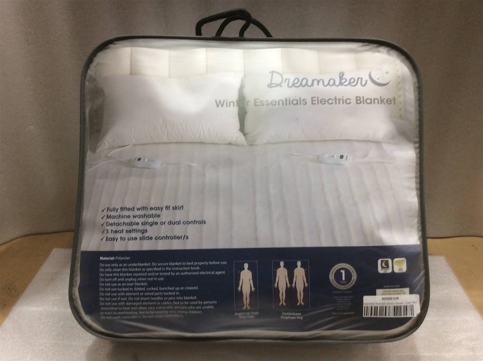 Dreamaker 9009810R Winter Essentials Electric Blanket
