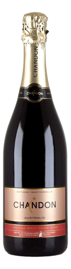 Chandon Vintage Brut Sparkling Rose 2008 (6x 750mL), VIC.