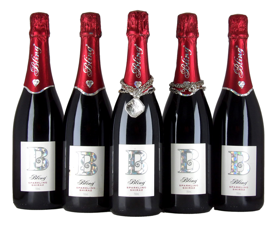 Peter Rumball Bling Sparkling Shiraz NV (5x 750mL), SA.