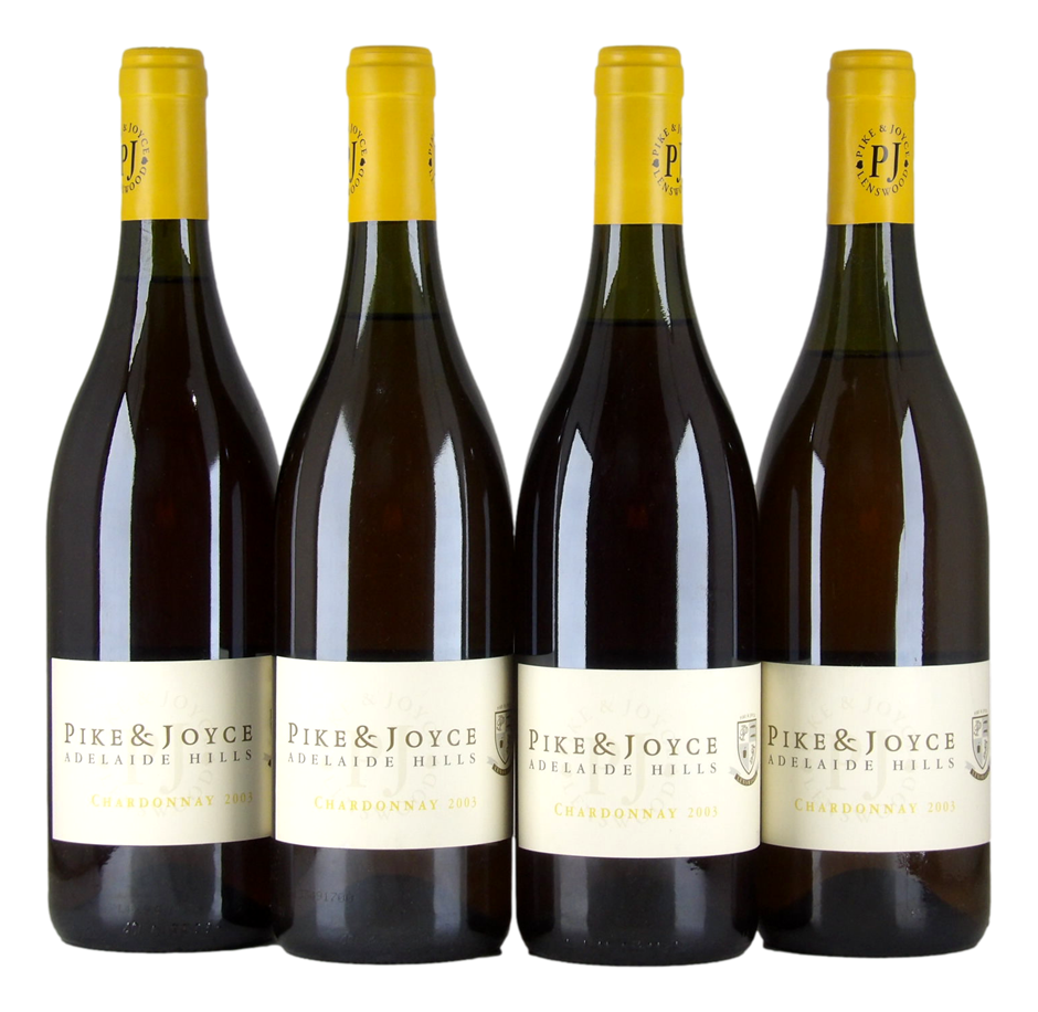 Pike & Joyce Chardonnay 2003 (4x 750mL), SA.