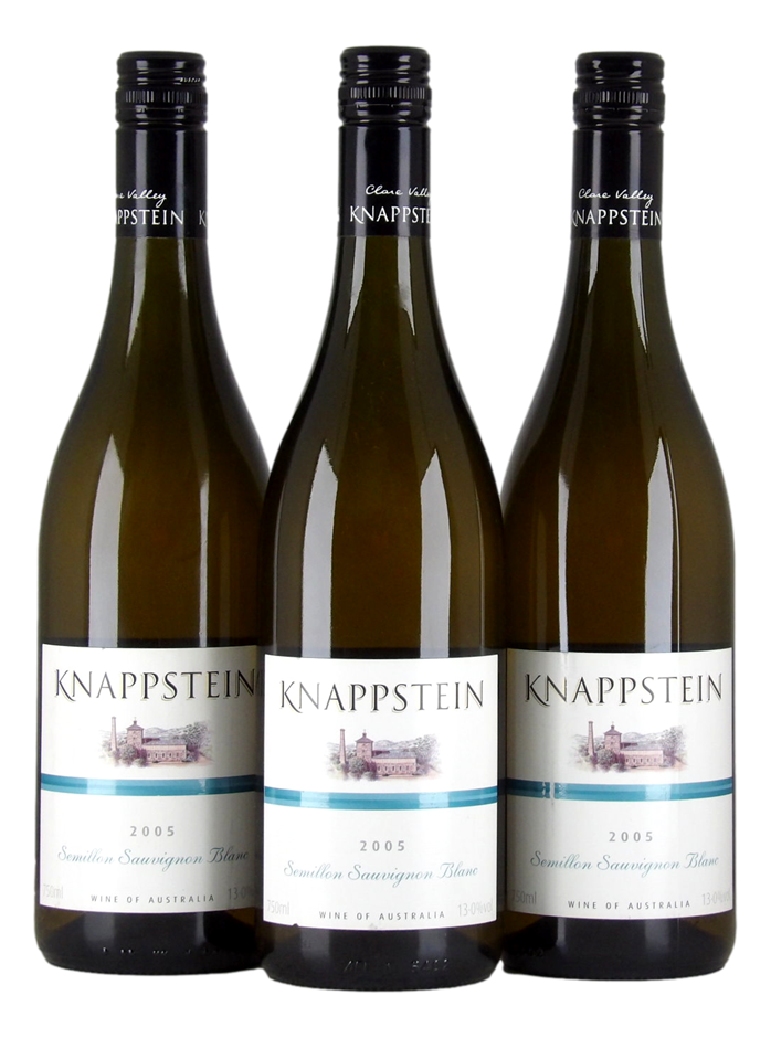 Knappstein Semillon Sauvignon Blanc 2005 (3x 750mL), Clare Valley.