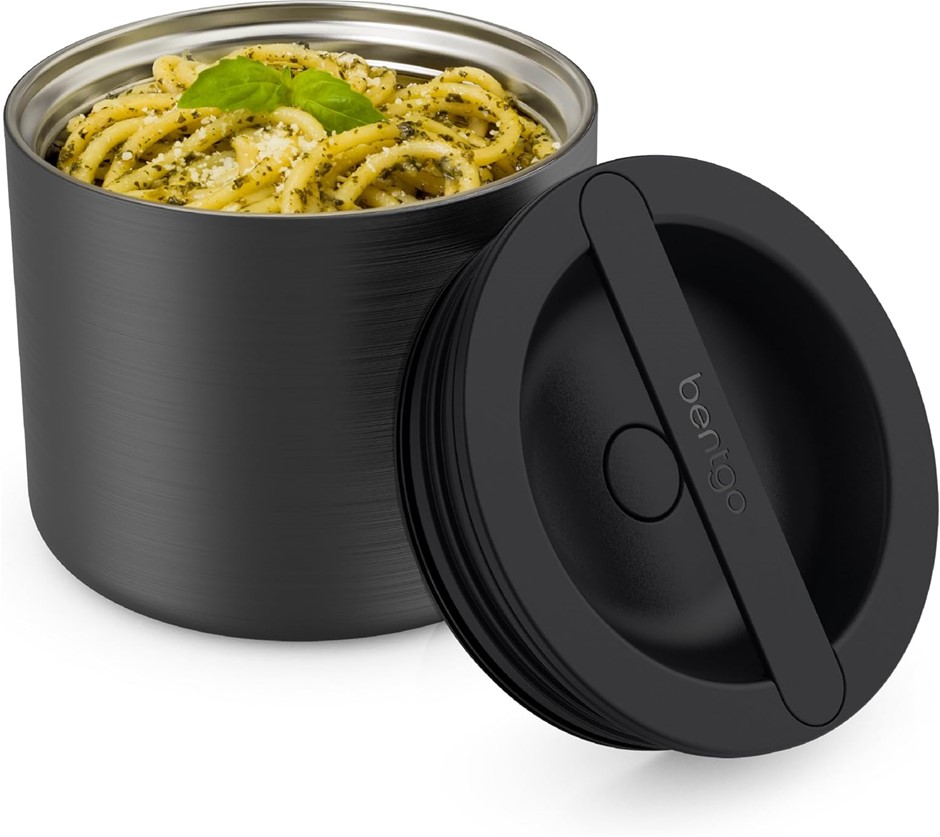 Bentgo Stainless Steel Insulated Food Container 560Ml - Carbon Black. NB: n